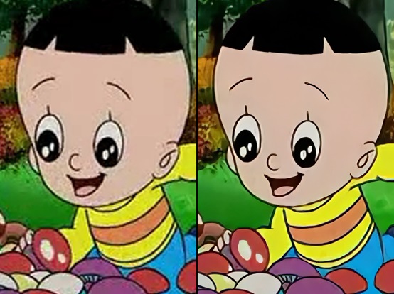 處理動畫片效果